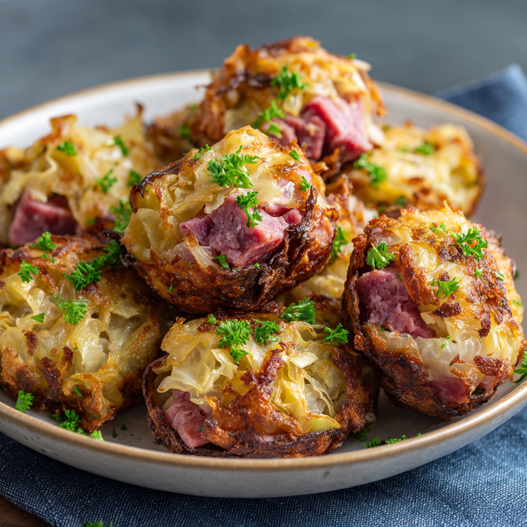 Air Fryer Corned Beef & Cabbage Dinner Bites