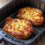 Air Fryer Cheesy Baked Pork Chops