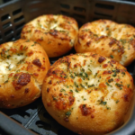 Air Fryer Cheesy Garlic Bread
