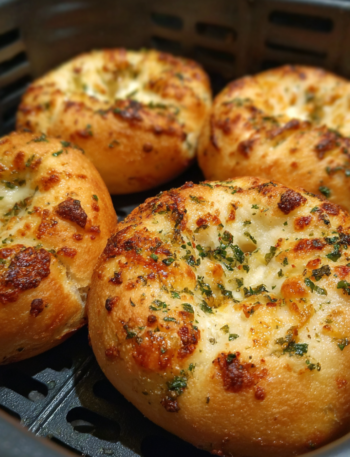 Air Fryer Cheesy Garlic Bread