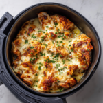 Air Fryer Chicken Alfredo Casserole