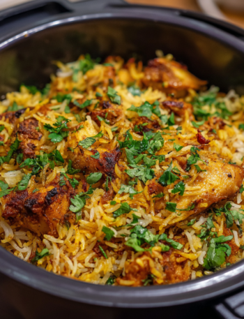 Air Fryer Chicken Biryani