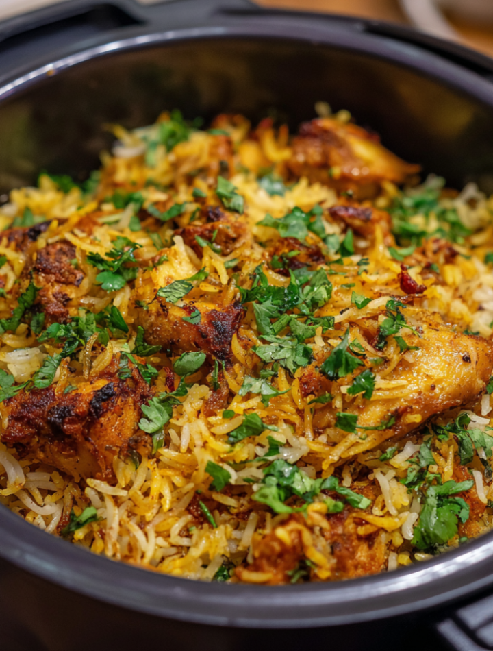 Air Fryer Chicken Biryani