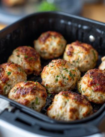 Air Fryer Chicken Meatballs