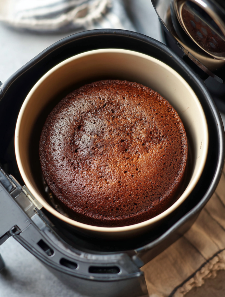 Air Fryer Chocolate Cake