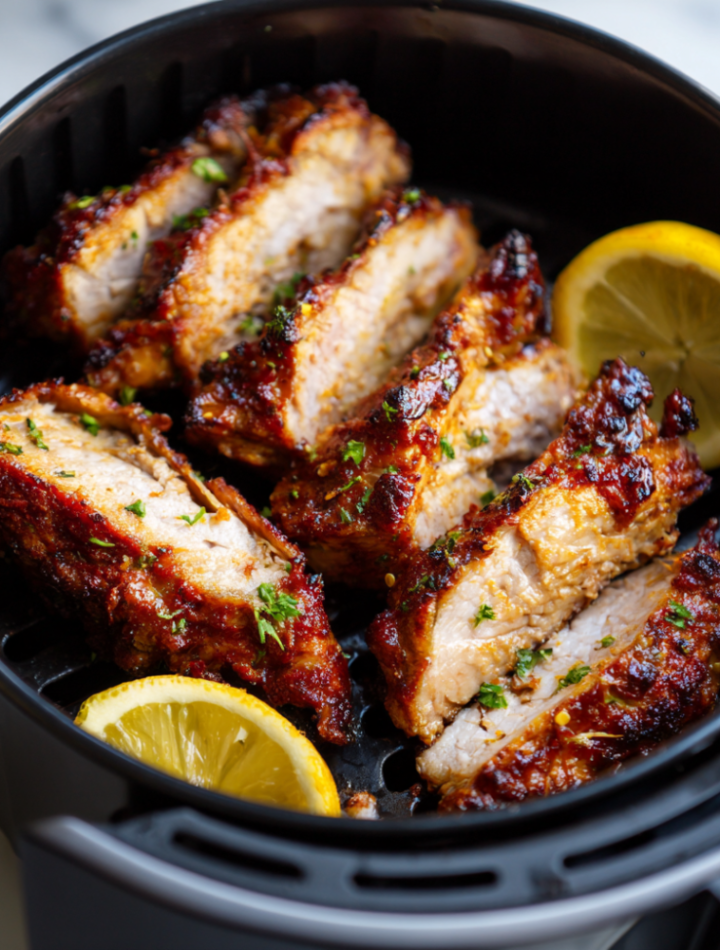 Air Fryer Citrus Marinated Pork