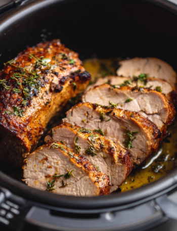 Air Fryer Crockpot Pork Tenderloin