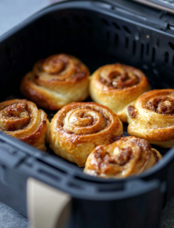 Air Fryer Croissant Cinnamon Rolls