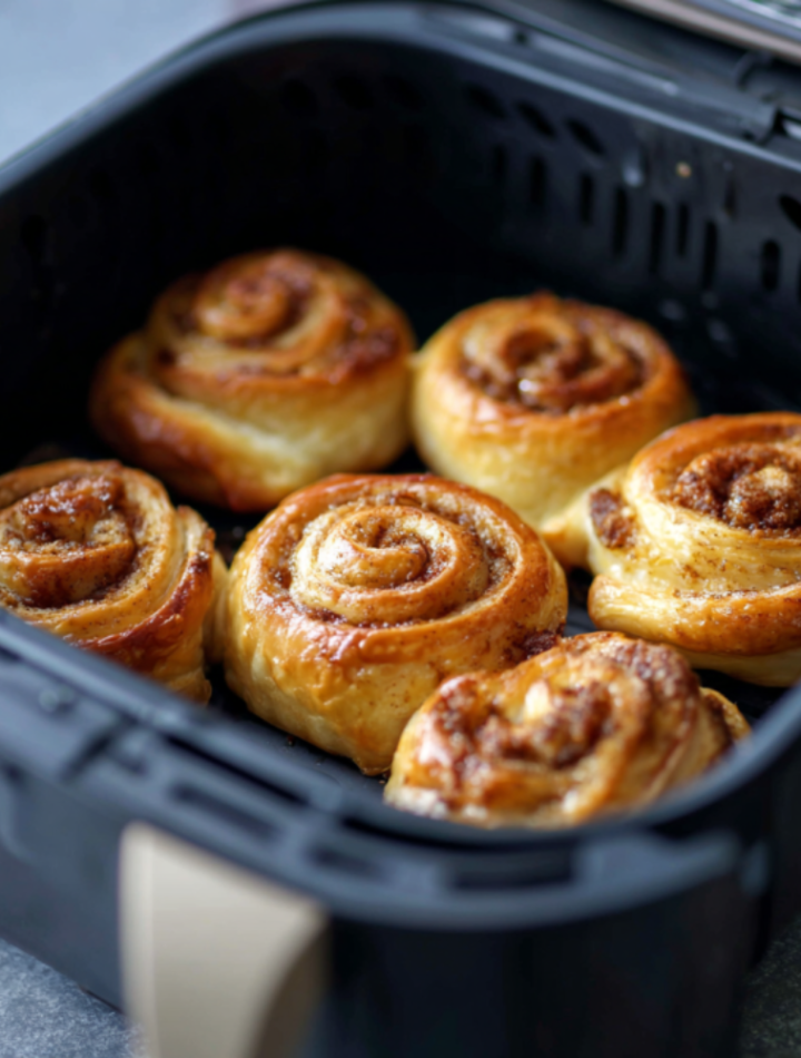 Air Fryer Croissant Cinnamon Rolls