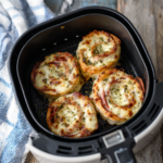 Air Fryer Croque Monsieur Pinwheels