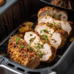 Air Fryer Garlic Butter Pork Tenderloin