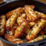 Air Fryer Garlic Parmesan Chicken Fries