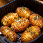 Air Fryer Hasselback Potatoes