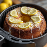 Air Fryer Lemon Drizzle Cake