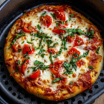 Air Fryer Margherita Pizza