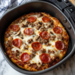 Air Fryer Meat Lover’s Pizza