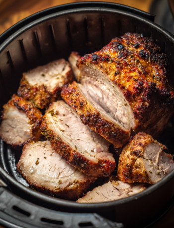 Air Fryer One-Pan Creamy Tuscan Pork
