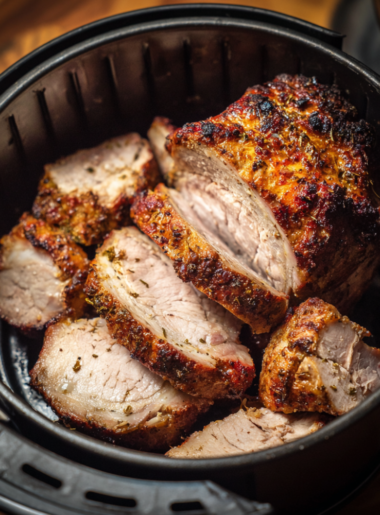 Air Fryer One-Pan Creamy Tuscan Pork