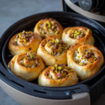 Air Fryer Pistachio Cream Cheese Rolls