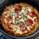 Air Fryer Pizza Spaghetti Squash