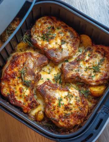 Air Fryer Pork Chop Casserole