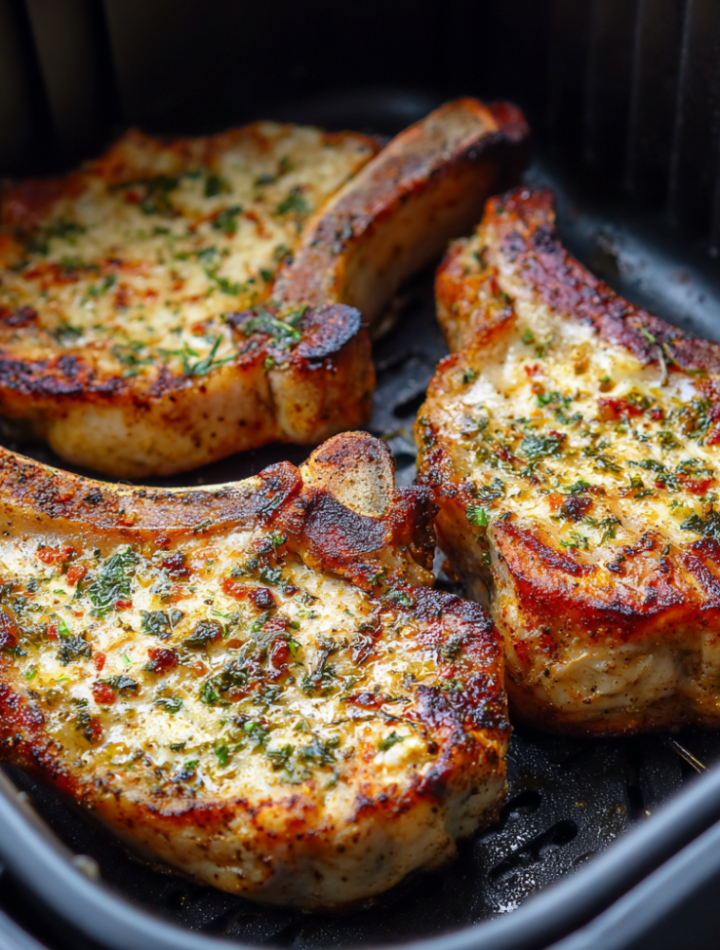 Air Fryer Ranch Pork Chops