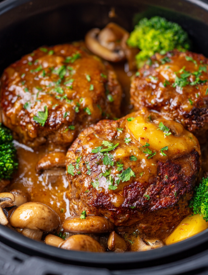 Air Fryer Salisbury Steak