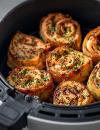 Air Fryer Salmon Pinwheels