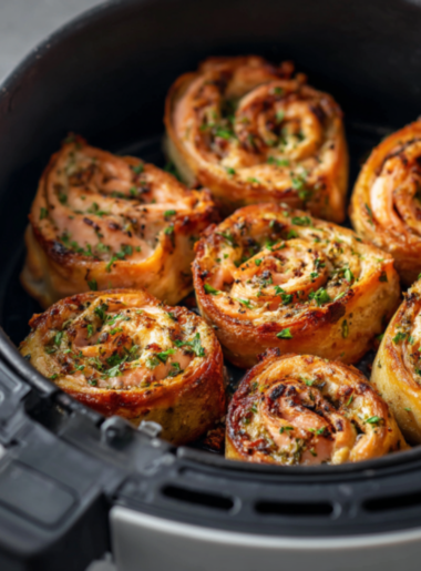 Air Fryer Salmon Pinwheels