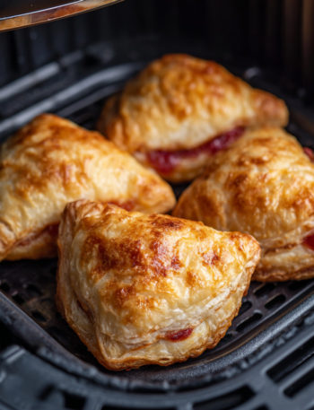 Air Fryer Strawberry Puff Pastries
