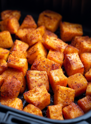 Air Fryer Sweet Potato Cubes