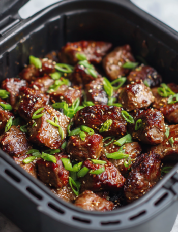 Air Fryer Teriyaki Steak Bites