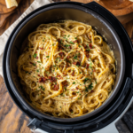 Air Fryer Vegan Creamy Cajun Garlic Pasta