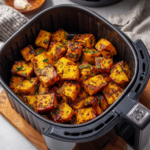 Air Fryer Vegan Creamy Garlic Pumpkin Pasta