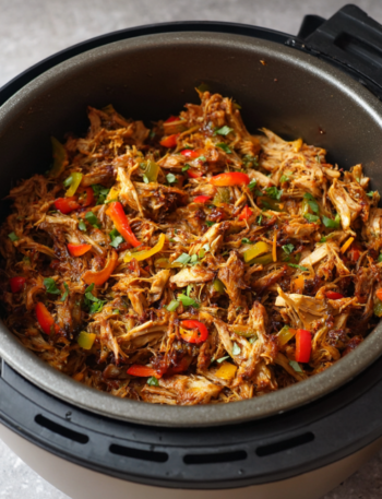 Air Fryer Vegan Jackfruit Pulled “Pork