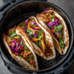 Air Fryer Vegan Jerk Jackfruit Wraps