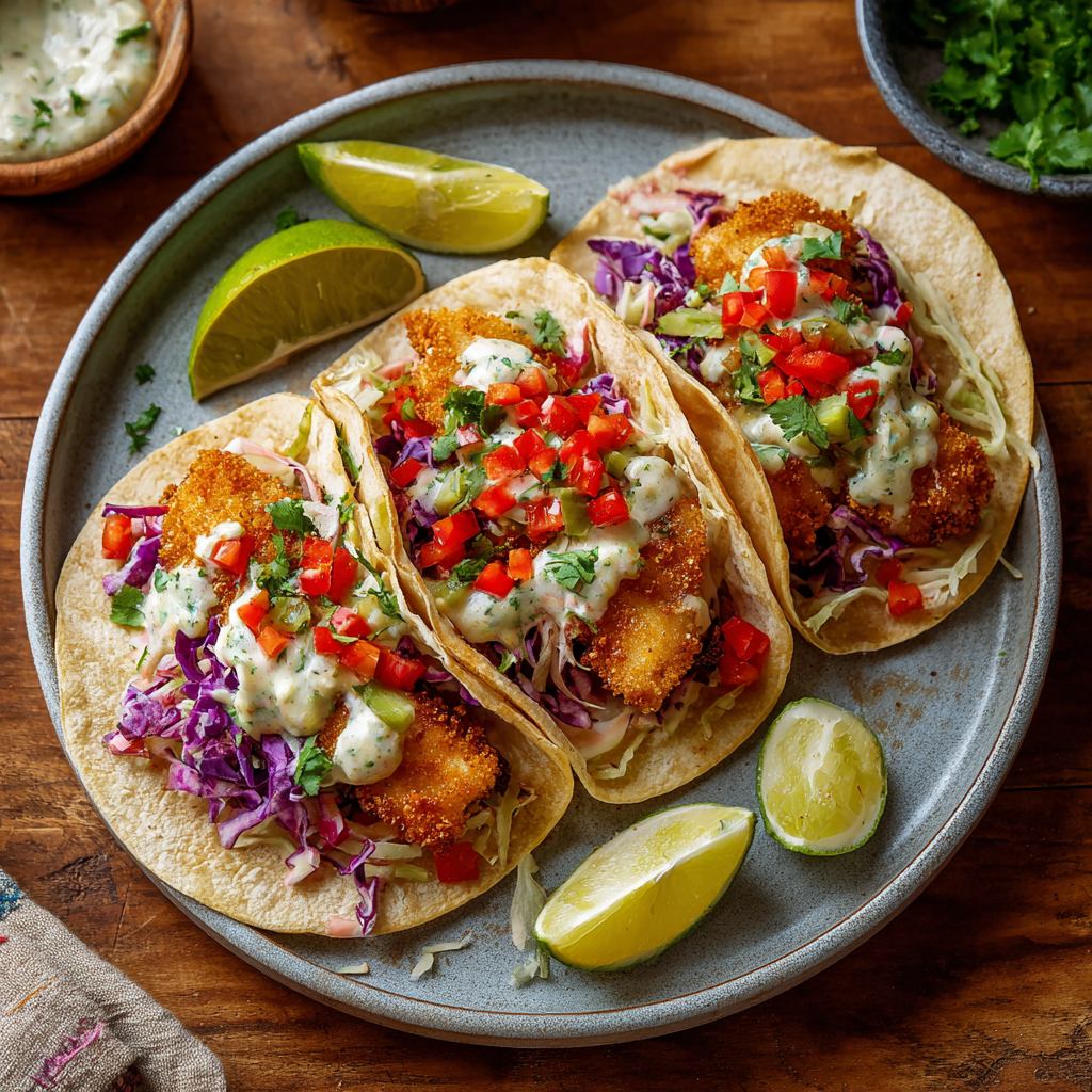 Air Fryer Fish Tacos