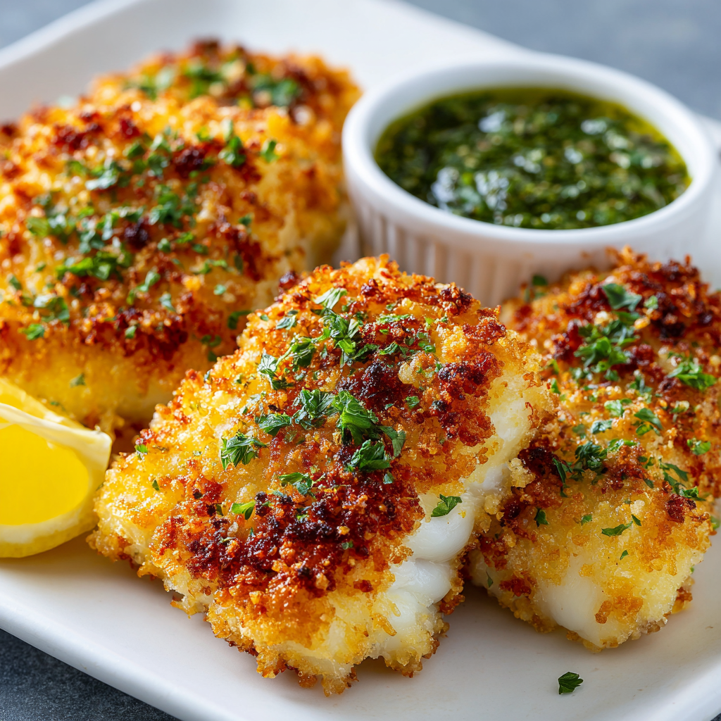 Crispy Air Fryer Breaded Cod