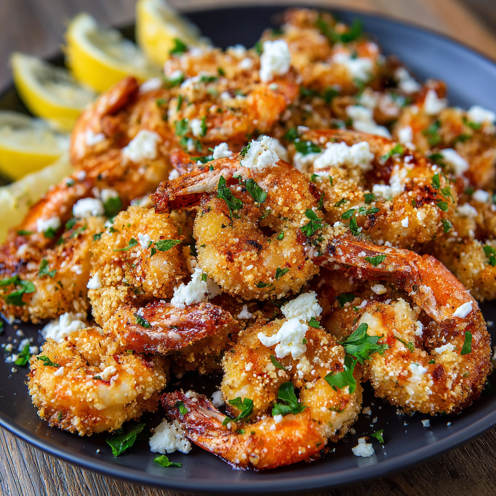 Mediterranean Air Fryer Shrimp