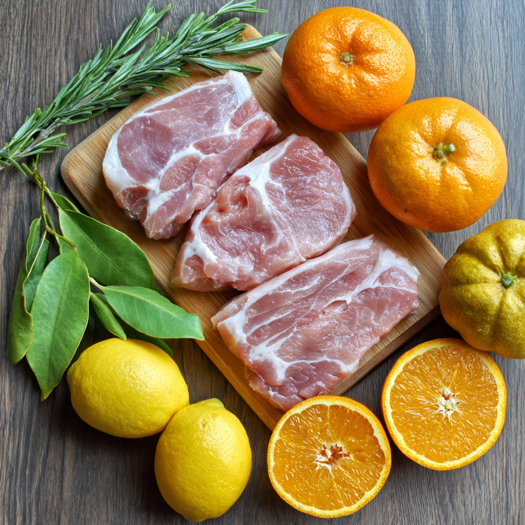 how to make Air Fryer Citrus Marinated Pork