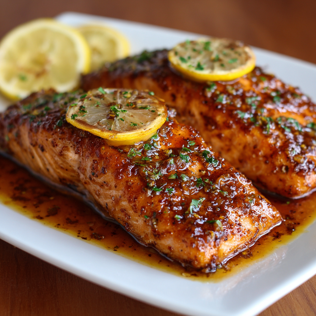 How to make Air Fryer Apple Cider Glazed Salmon Fillets