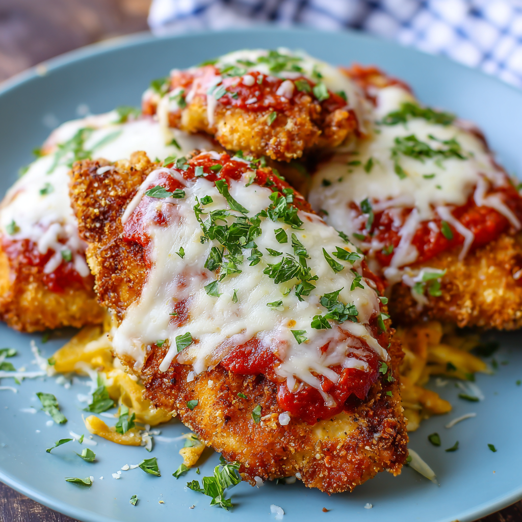 how to make Air Fryer Chicken Parmigiana