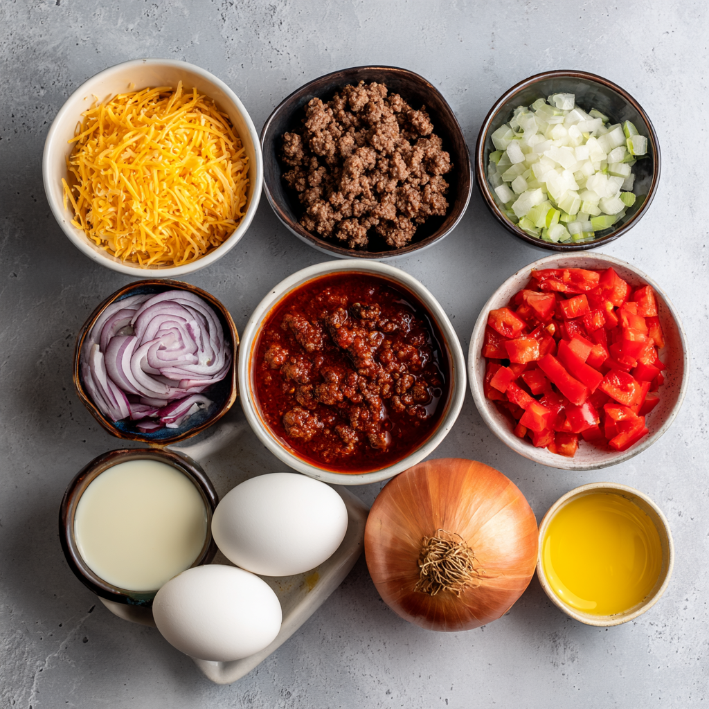 Air Fryer Chunky Beef Chili ingredients