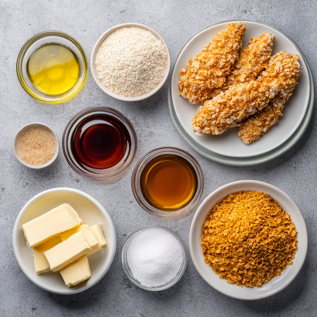Air Fryer Crunchy Cornflake Chicken Tenders ingredients