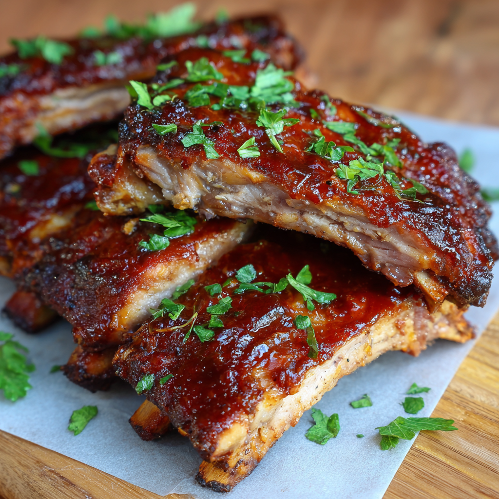 Air Fryer BBQ Pork Ribs ingredients