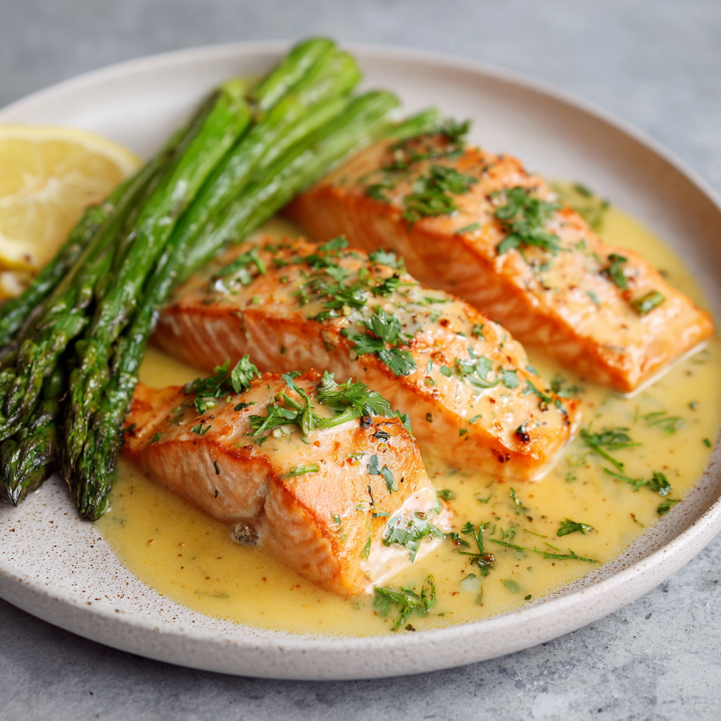 how to make Air Fryer Poached Salmon