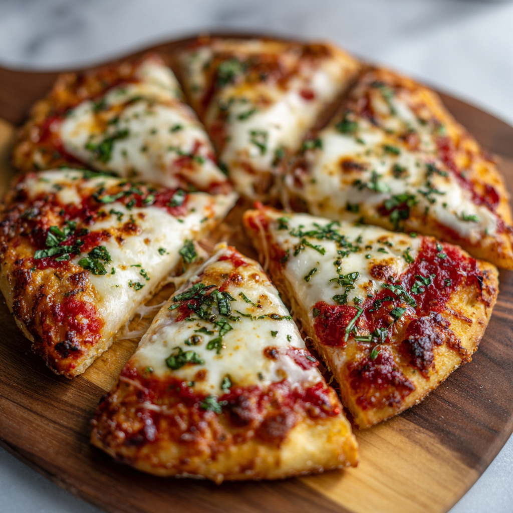 How to make Air Fryer Margherita Pizza