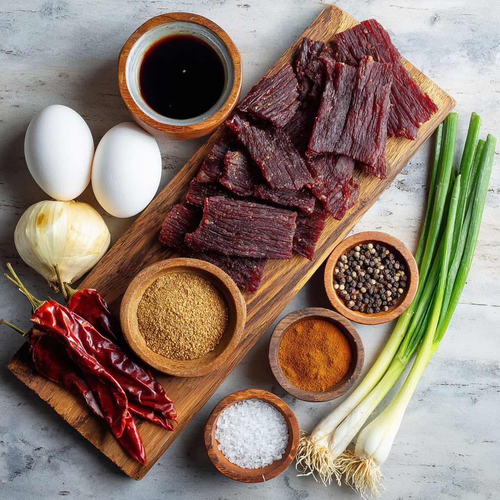 Air Fryer Beef Jerky ingredients