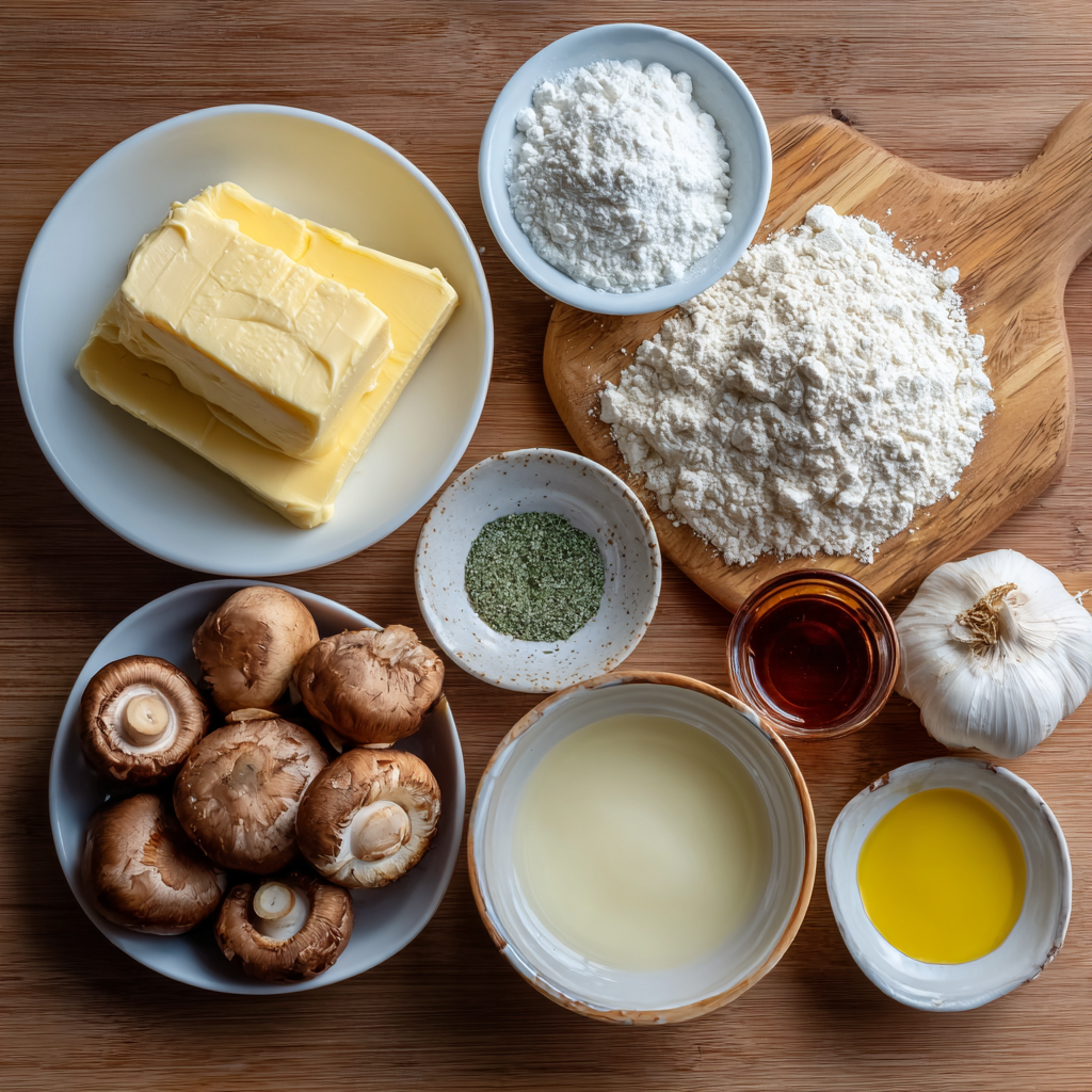 ingredients of Air Fryer Vegan Yorkshire Pudding