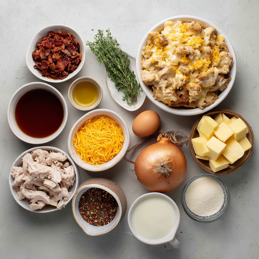 Air Fryer Million Dollar Chicken Casserole ingredients